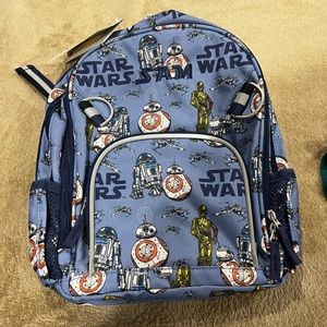 NWT small pottery barn kids Star Wars backpack.